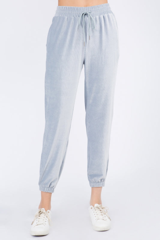 Soft Velour Joggers