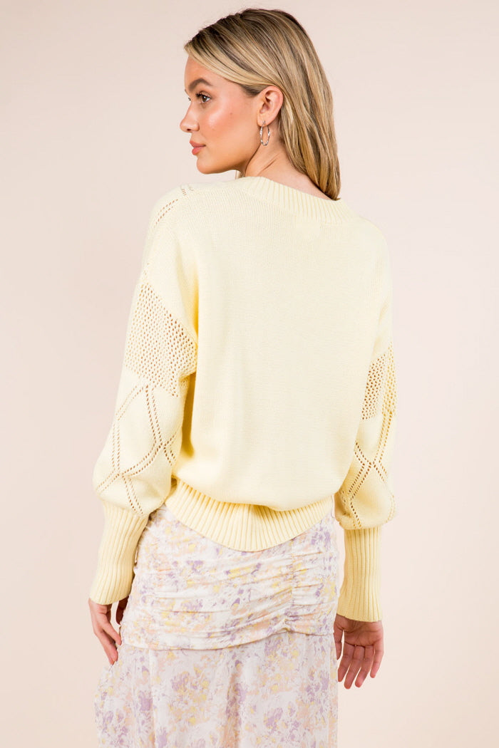 Spring Bloom Detailed Sweater
