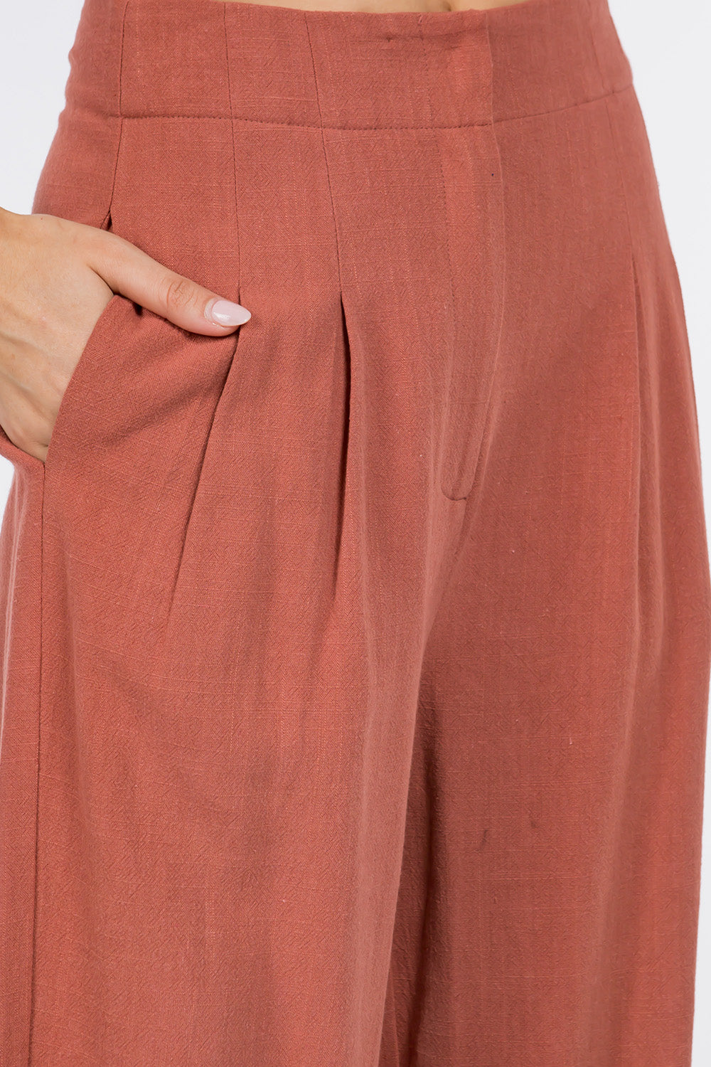 Linen Straight Leg Pants